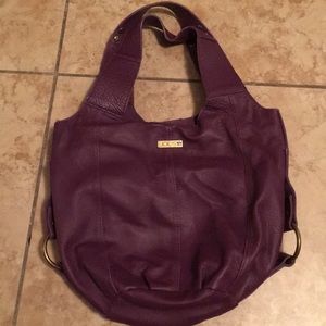 JOES JEANS PURPLE TOTE BAG